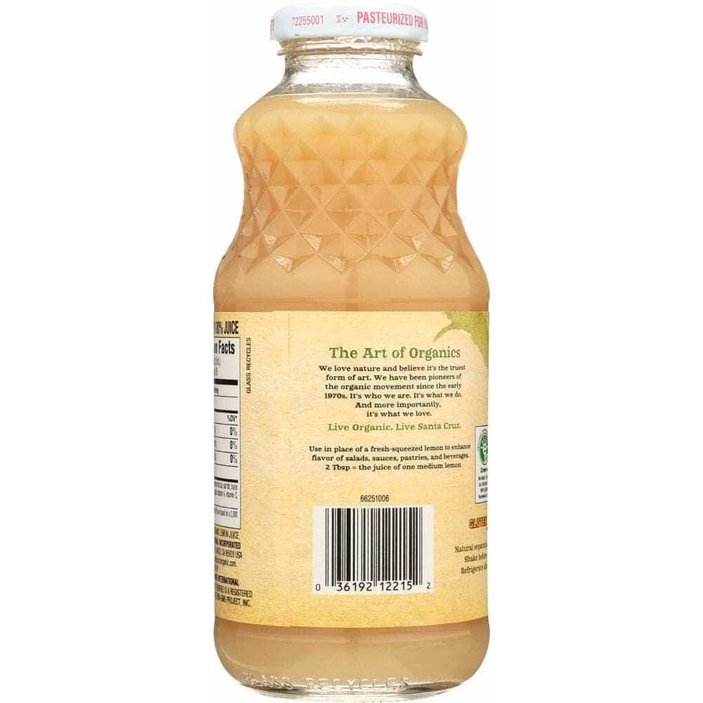 Santa Cruz Organic Santa Cruz Organic Pure Lemon Juice, 16 Oz