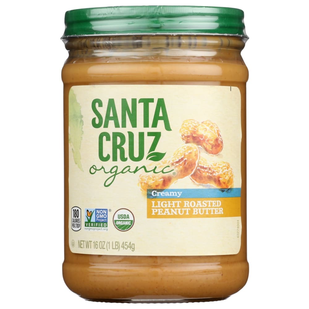 SANTA CRUZ: Peanut Btr Crm Ltrst Org 16 OZ (Pack of 4) - SANTA CRUZ