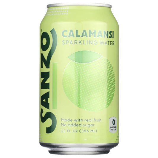 SANZO: Calamansi Lime Sparkling Water 12 fo (Pack of 6) - MONTHLY SPECIALS > Beverages > Water > Sparkling Water - SANZO