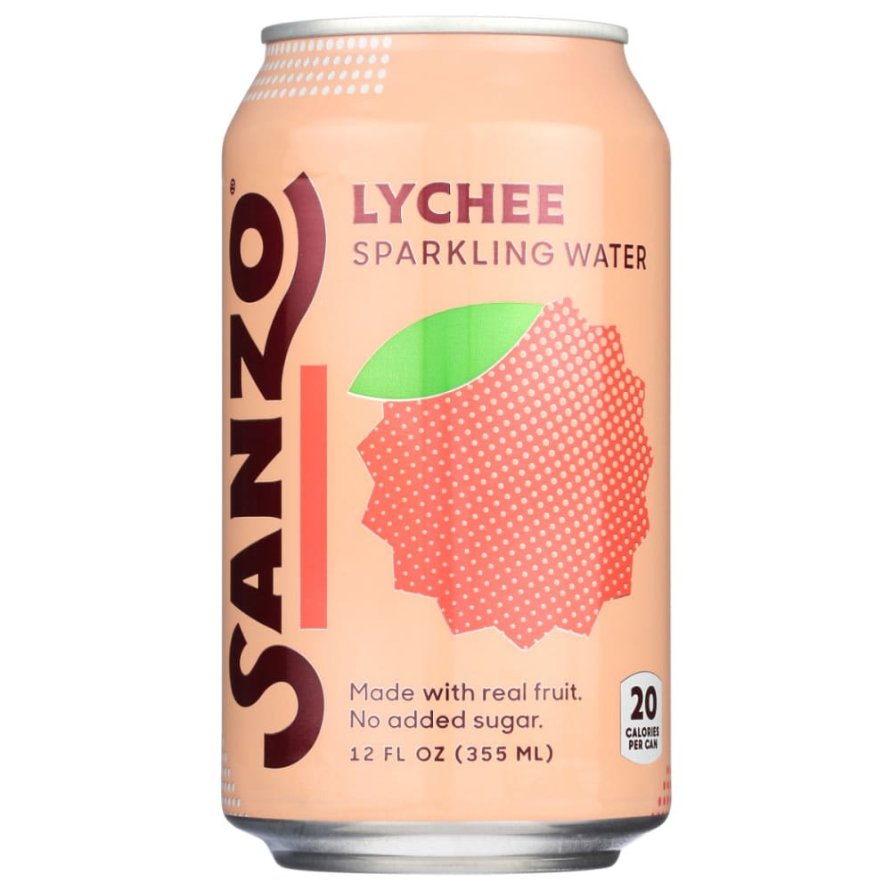 SANZO: Lychee Berry Sparkling Water 12 fo (Pack of 6) - MONTHLY SPECIALS > Beverages > Water > Sparkling Water - SANZO