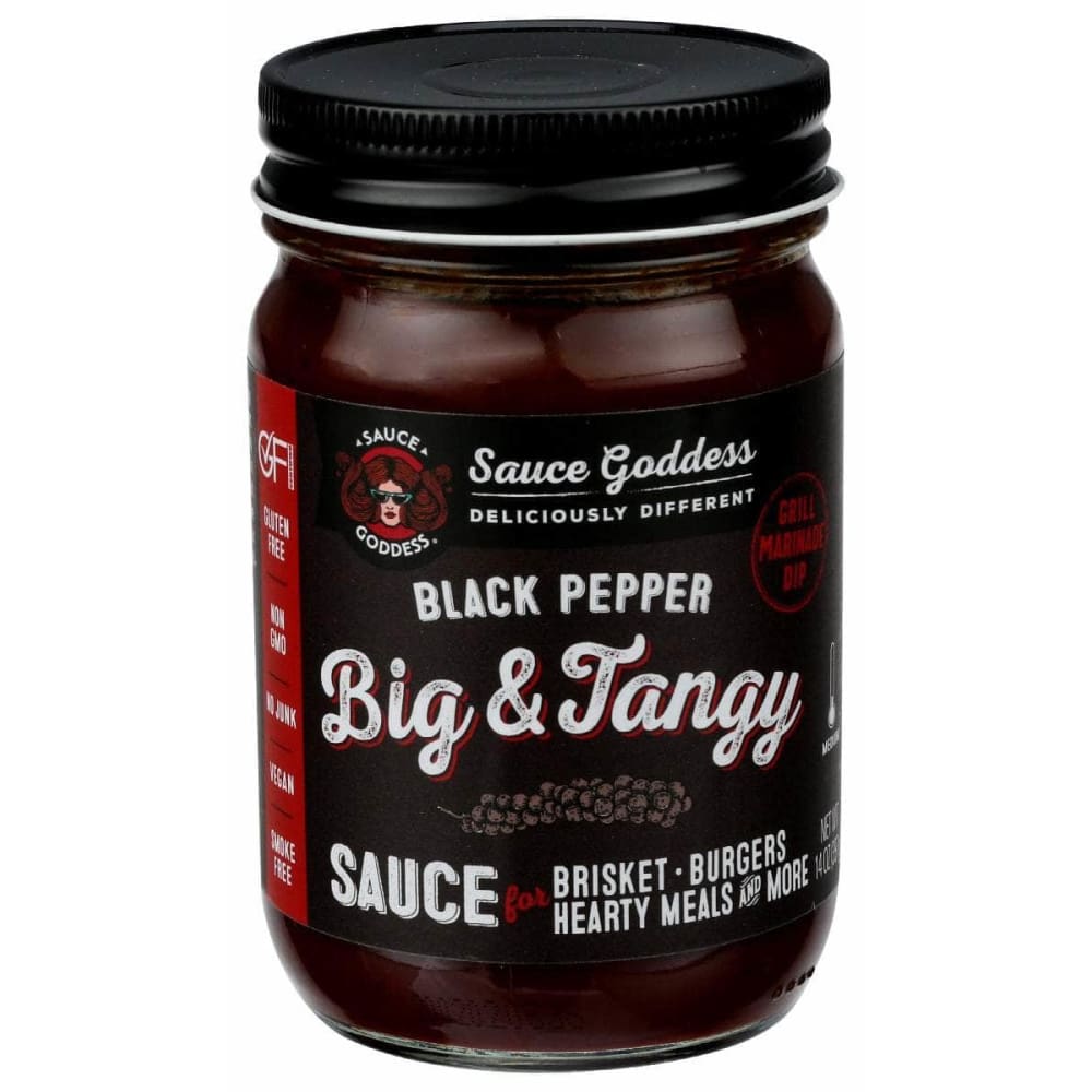 SAUCE GODDESS SAUCE GODDESS Big and Tangy Black Pepper Sauce, 14 oz