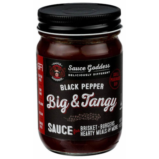 SAUCE GODDESS SAUCE GODDESS Big and Tangy Black Pepper Sauce, 14 oz