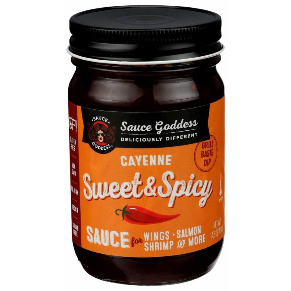 SAUCE GODDESS SAUCE GODDESS Sweet and Spicy Cayenne Grilling Sauce, 14.6 oz