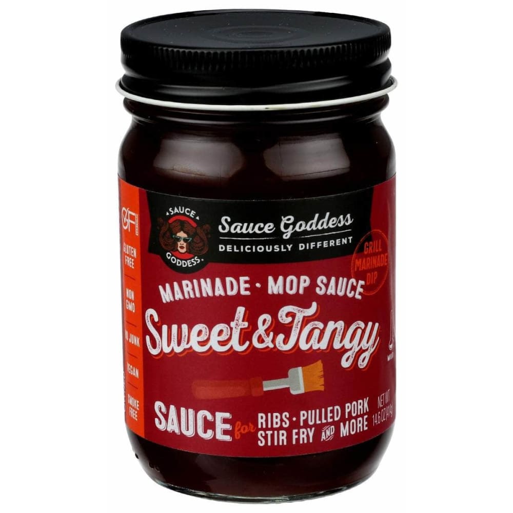 SAUCE GODDESS SAUCE GODDESS Sweet and Tangy Marinade and Mop Sauce, 14.6 oz