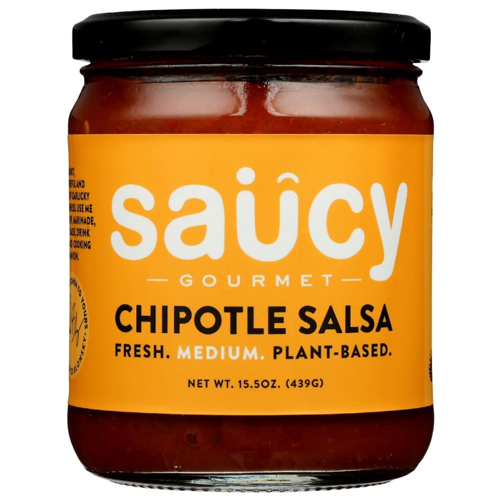 SAUCY GOURMET: Chipotle Salsa 15.5 oz (Pack of 4) - Salsas - SAUCY GOURMET
