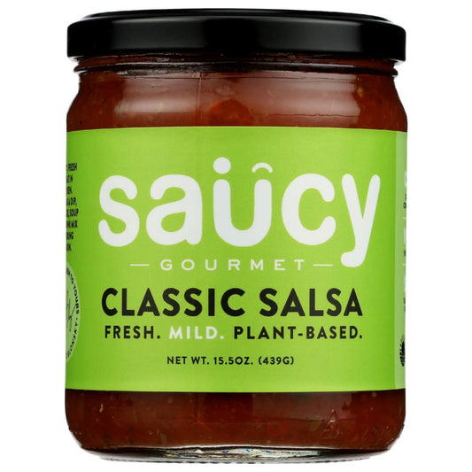 SAUCY GOURMET: Classic Salsa 15.5 oz (Pack of 4) - Salsas - SAUCY GOURMET