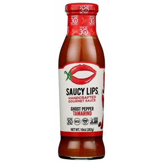 SAUCY LIPS Saucy Lips Sauce Ghst Pepr Tamarind, 10 Oz
