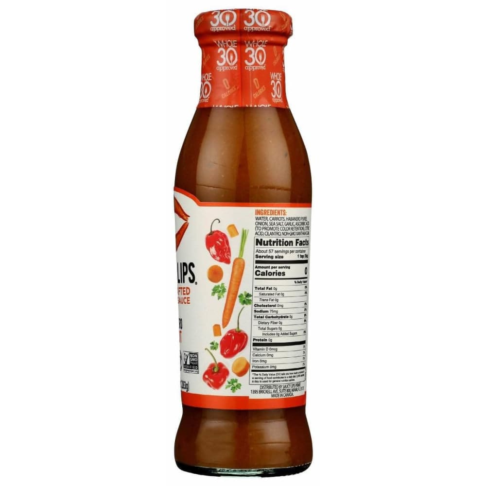 SAUCY LIPS Saucy Lips Sauce Habanero Carrot, 10 Oz