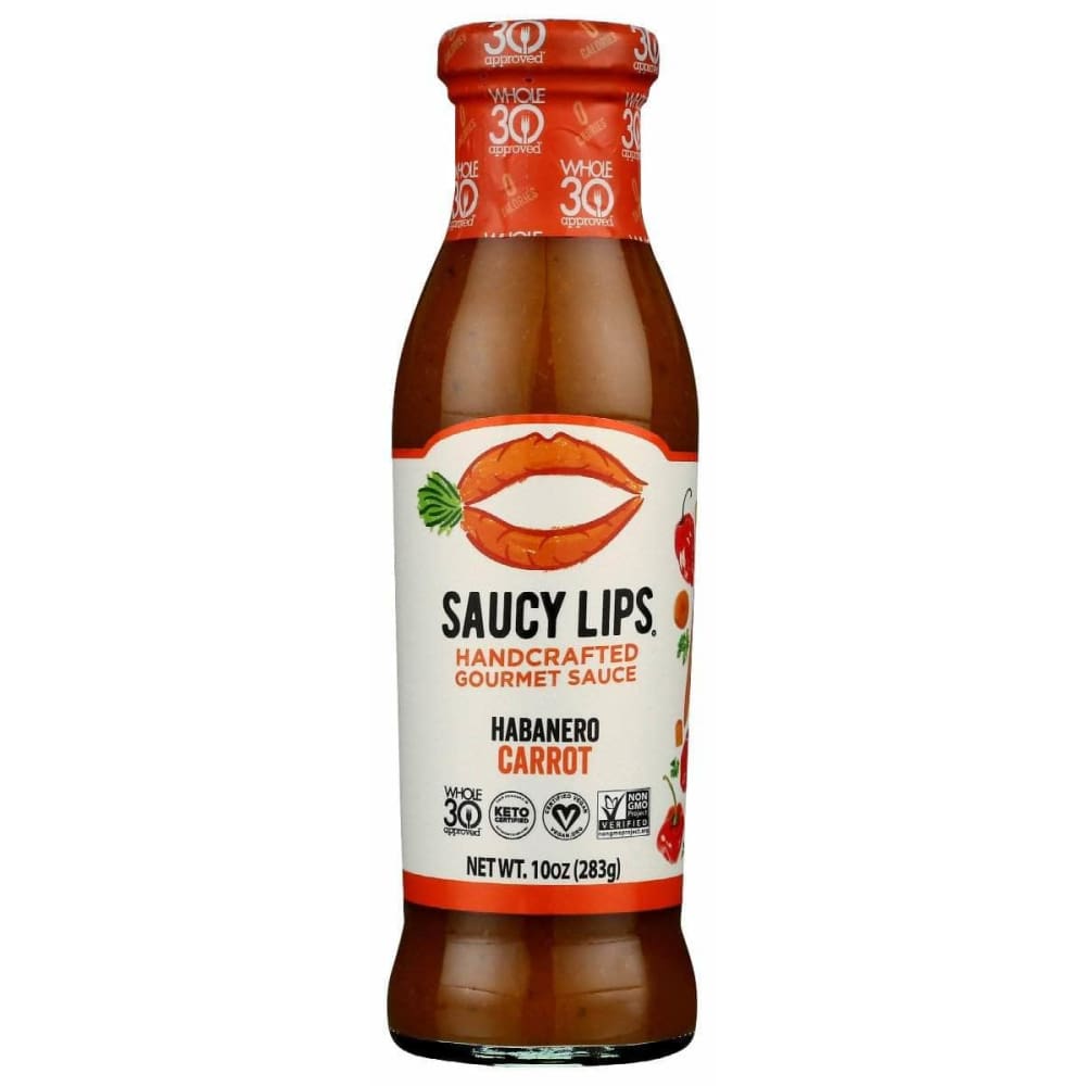 SAUCY LIPS Saucy Lips Sauce Habanero Carrot, 10 Oz