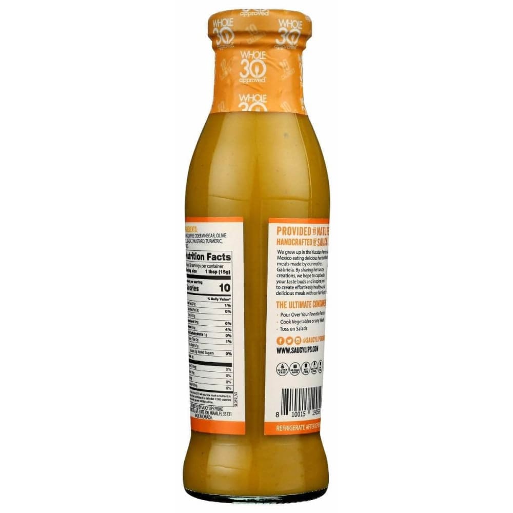 SAUCY LIPS Saucy Lips Sauce Tangy Mango, 10 Oz