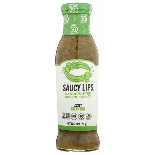 SAUCY LIPS Saucy Lips Sauce Zesty Cilantro, 10 Oz