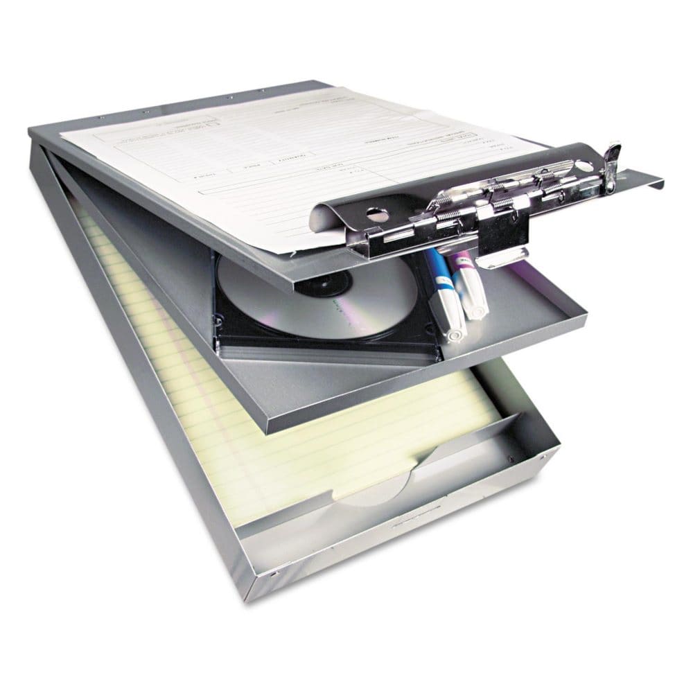 Saunders Cruiser Mate Aluminum Storage Clipboard 1 Capacity 8 1/2 x 12 Silver - Clipboards & Copy Stands - Saunders