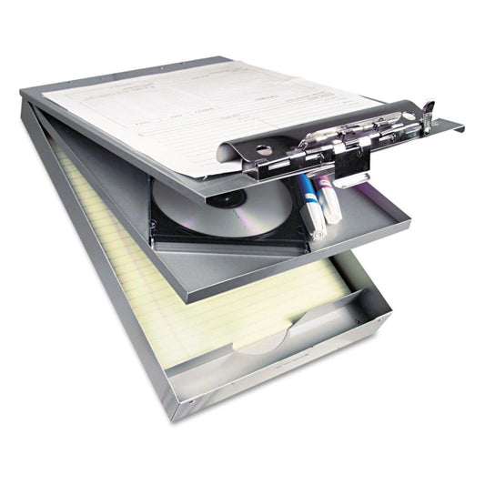 Saunders Cruiser Mate Aluminum Storage Clipboard 1 Capacity 8 1/2 x 12 Silver - Clipboards & Copy Stands - Saunders
