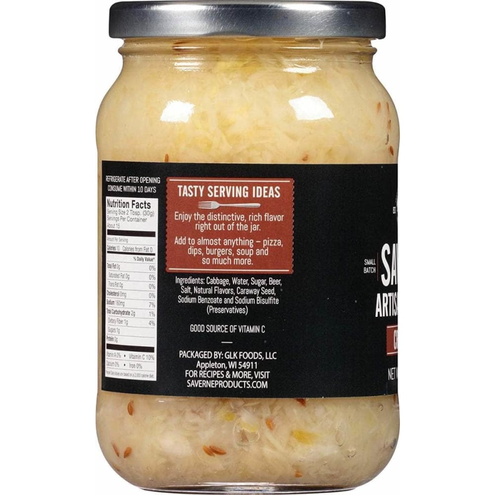 Saverne Saverne Artisanal Kraut Craft Beer, 16 oz