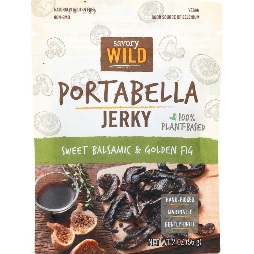 Savory Wild Savory Wild Jerky Portabella Balsamic Fig, 2 oz