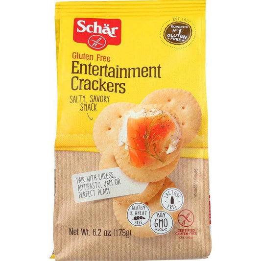 Schar Schar Entertainment Crackers Gluten Free, 6.2 oz