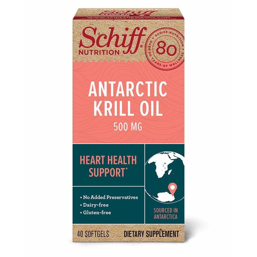 SCHIFF BIO FOODS SCHIFF BIO FOODS Antarctic Krill Oil 500Mg, 40 sg