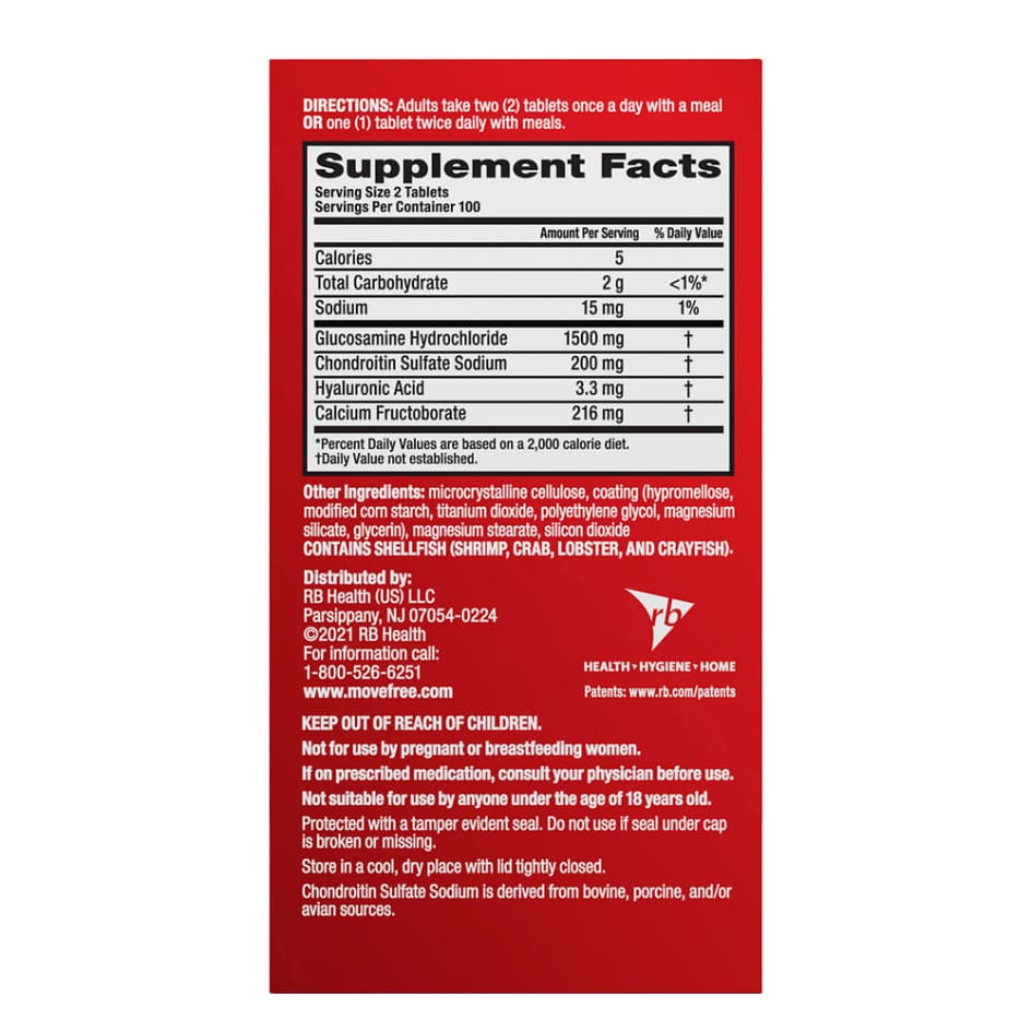 Schiff Move Free Advanced Joint Supplement 200 Tablets - All Vitamins & Supplements - Schiff