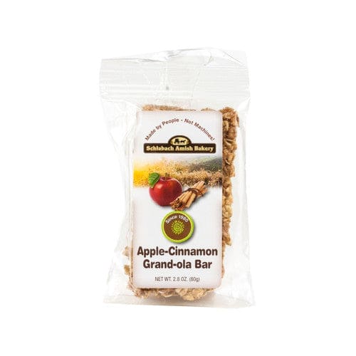Schlabach Amish Bakery Apple-Cinnamon Grand-ola Bars 2.8oz (Case of 12) - Free Shipping Items/Snack Time - Schlabach Amish Bakery