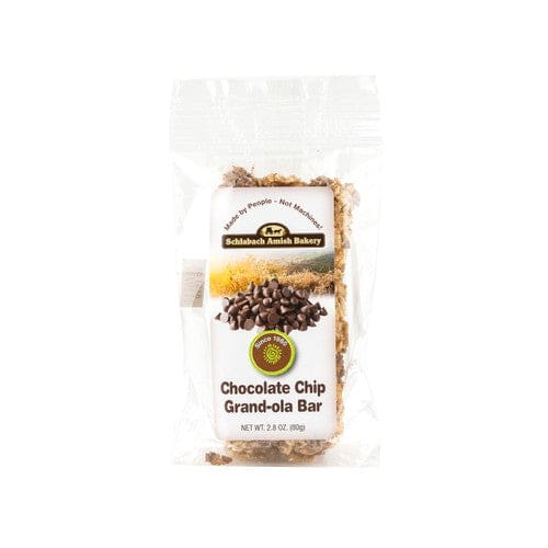 Schlabach Amish Bakery Chocolate Chip Grand-ola Bars 2.8oz (Case of 12) - Free Shipping Items/Snack Time - Schlabach Amish Bakery