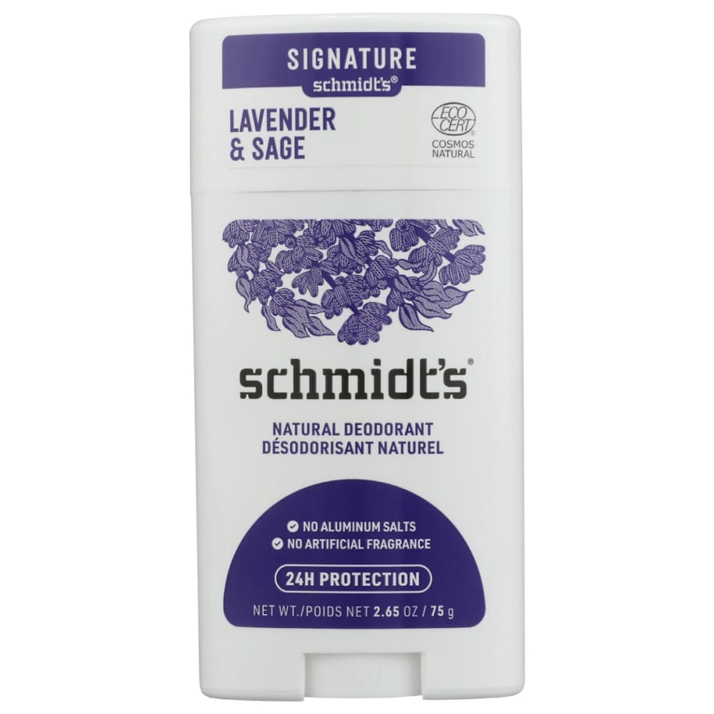 SCHMIDTS: Lavender Sage Deodorant Stick 2.65 oz (Pack of 3) - Beauty & Body Care > Deodorants & Antiperspirants > Deodorant Stick - SCHMIDTS