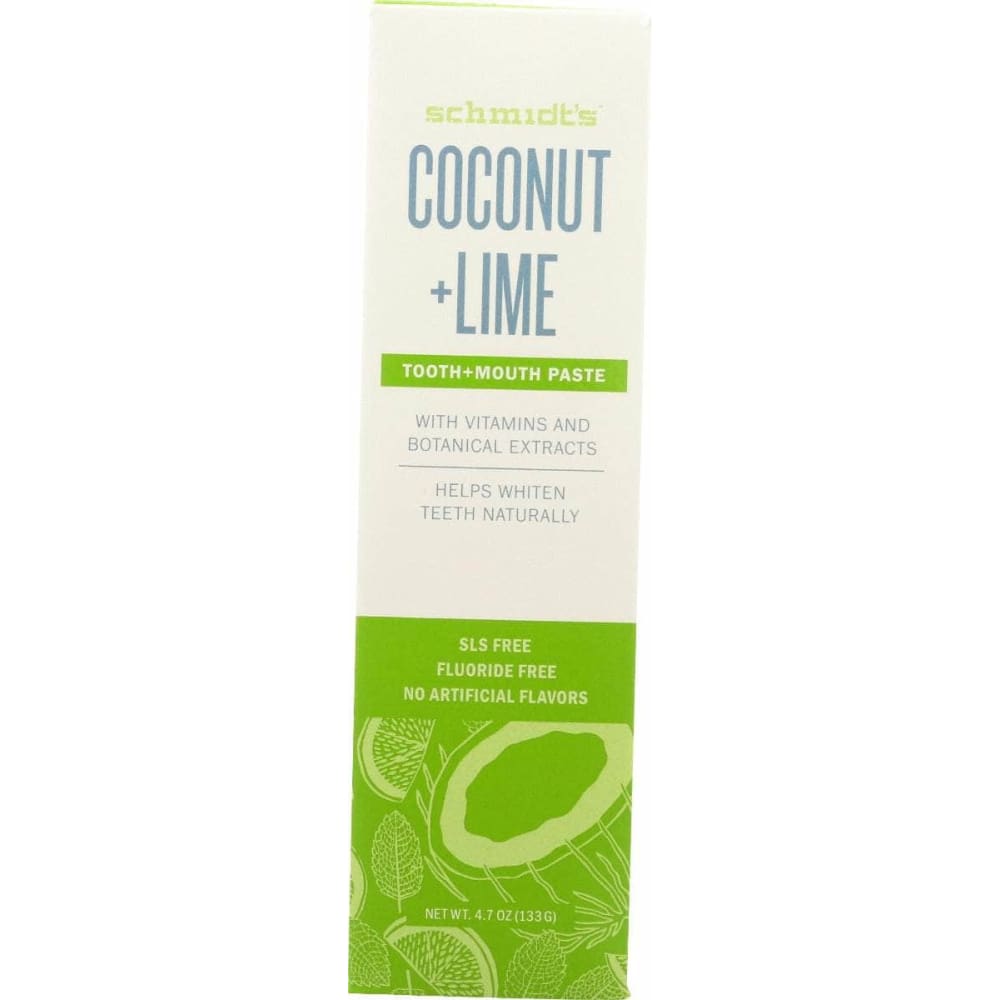 SCHMIDTS SCHMIDTS Toothpaste Coconut Lime, 4.7 oz