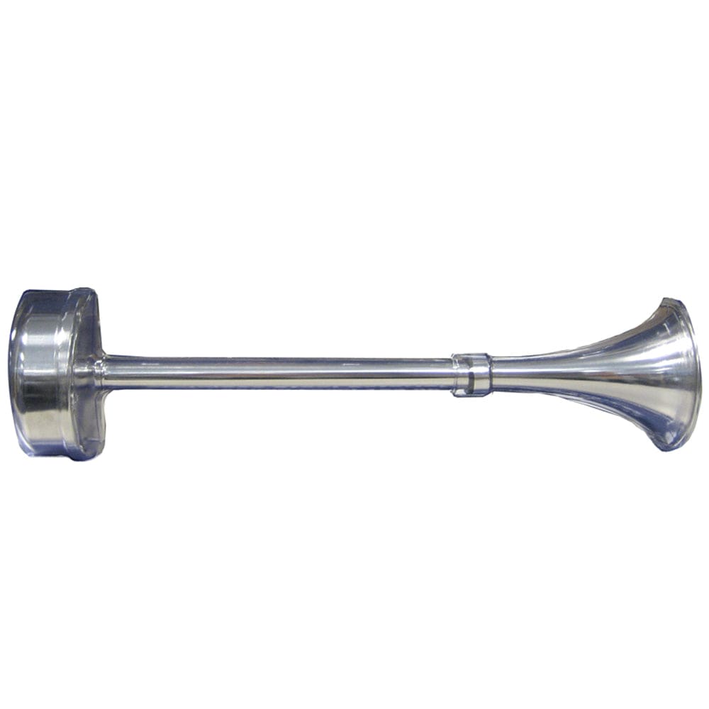 Schmitt Marine Standard Single Trumpet Horn - 12V - Stainless Exterior - Boat Outfitting | Horns - Schmitt Marine