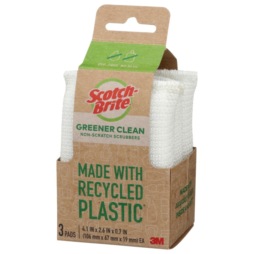 SCOTCH BRITE: Clean Grnr No Scr Scrbbr 3 PK (Pack of 5) - Home Products > Cleaning Supplies - SCOTCH BRITE
