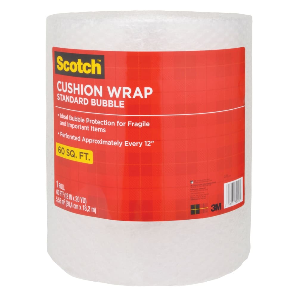 Scotch Standard Bubble Cushion Wrap 60 sq. ft. - Scotch