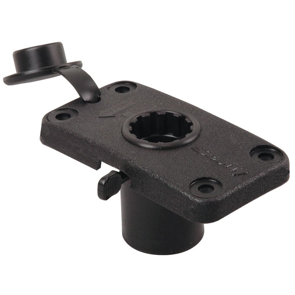 Scotty 244 Locking Flush Deck Mount w/ Rain Cap (Pack of 2) - Paddlesports | Accessories,Hunting & Fishing | Rod Holders - Scotty