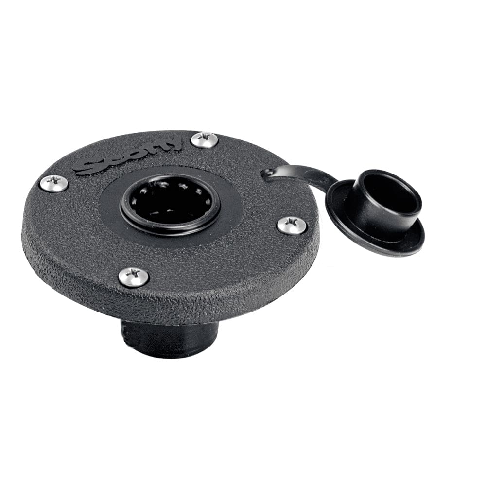 Scotty 344 Round Flush Deck Mount (Pack of 2) - Paddlesports | Rod Holders,Hunting & Fishing | Rod Holders - Scotty