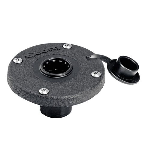 Scotty 344 Round Flush Deck Mount (Pack of 2) - Paddlesports | Rod Holders,Hunting & Fishing | Rod Holders - Scotty