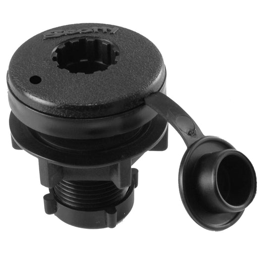 Scotty Compact Threaded Round Deck Mount (Pack of 2) - Paddlesports | Accessories,Hunting & Fishing | Rod Holders - Scotty