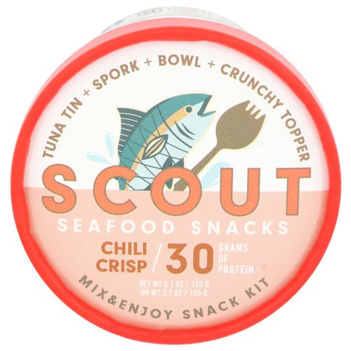 SCOUT: Tuna Chili Crisp Snk Kit 5.1 oz (Pack of 4) - Meat Poultry & Seafood - SCOUT