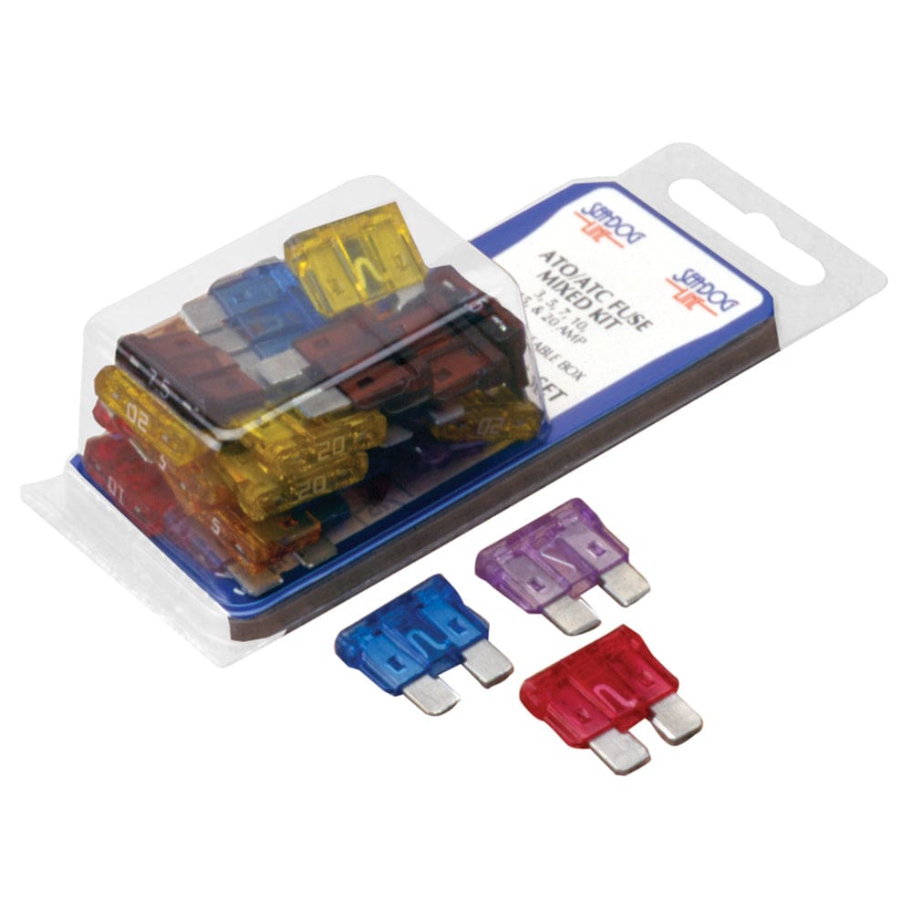 Sea-Dog ATO Style Mixed Fuse Kit (Pack of 2) - Electrical | Fuse Blocks & Fuses - Sea-Dog
