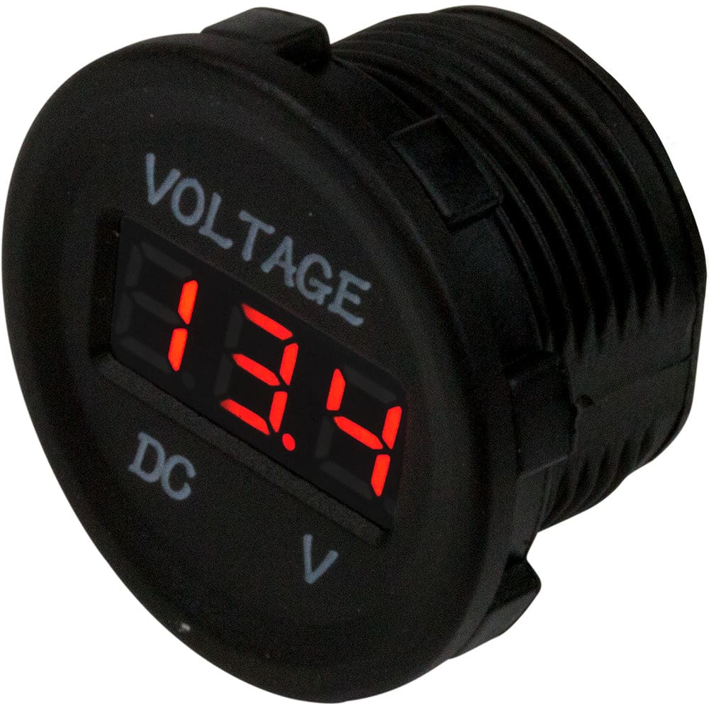 Sea-Dog Round Voltage Meter - 6V-30V - Electrical | Meters & Monitoring - Sea-Dog