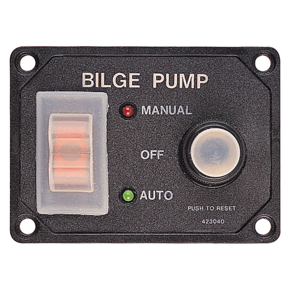 Sea-Dog Splash Guard Bilge Pump Panel w/ Circuit - Electrical | Electrical Panels - Sea-Dog