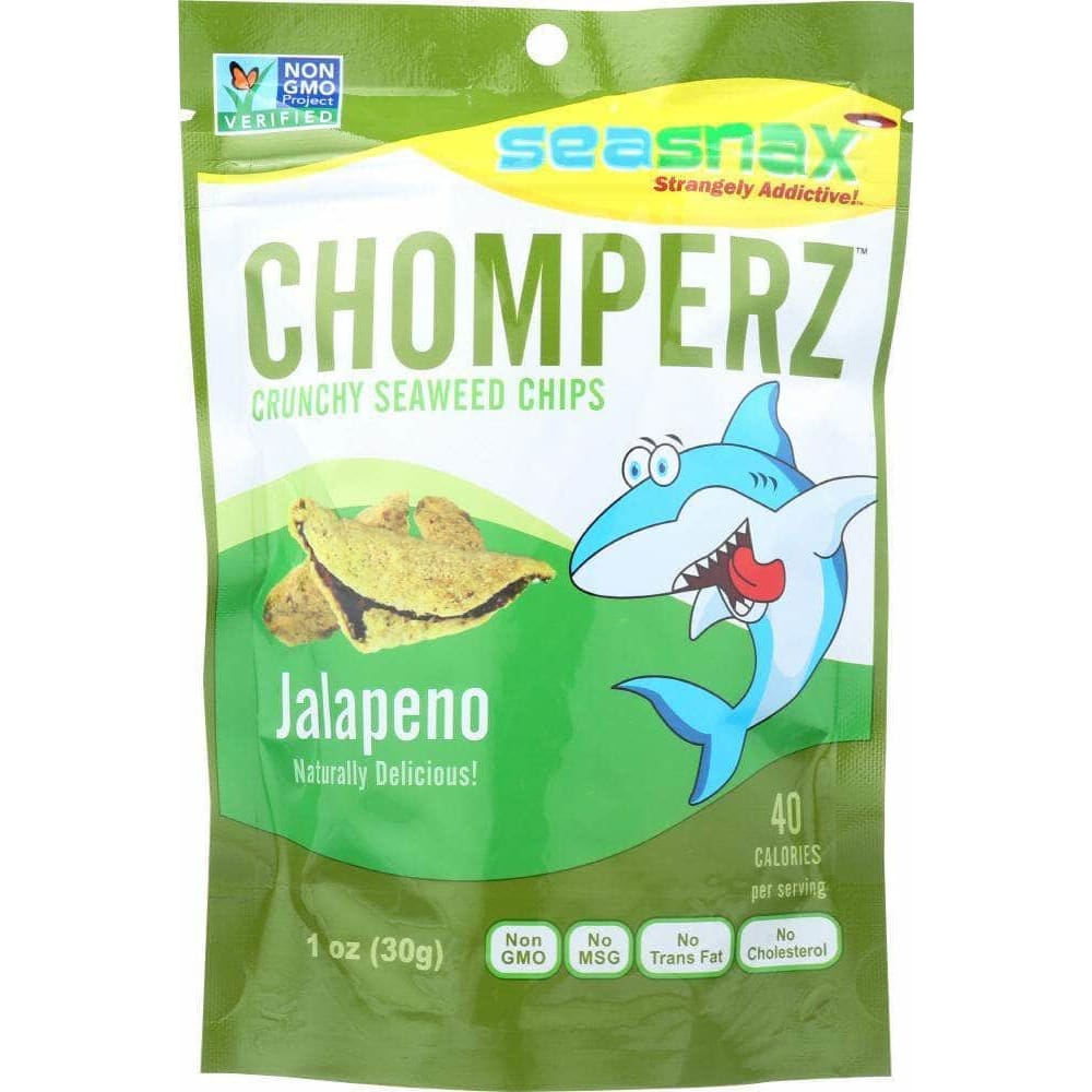 Sea Snax Sea Snax Chip Seaweed Chomperz Jalapeno, 1 oz