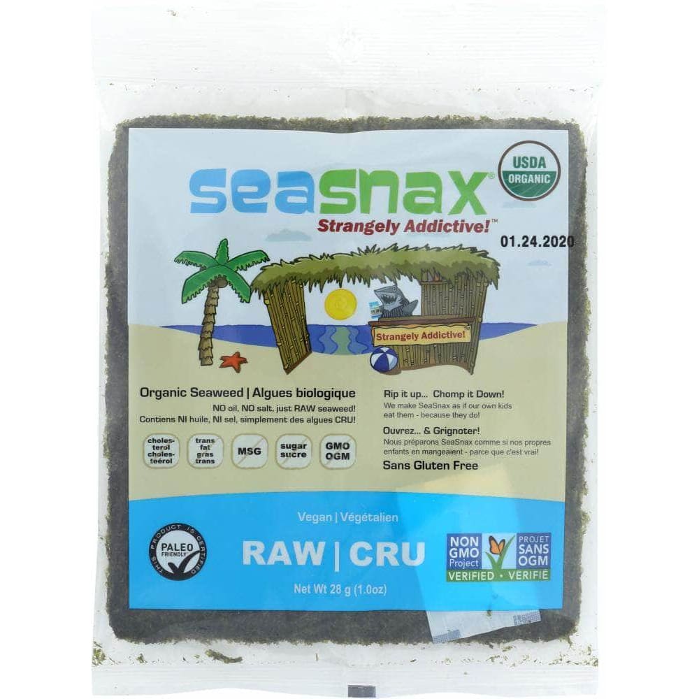 SEA SNAX Sea Snax Organic Raw Nori, 1 Oz