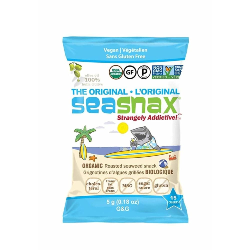 Sea Snax Sea Snax Seaweed Roasted Grab & Go Organic, 1.08 oz