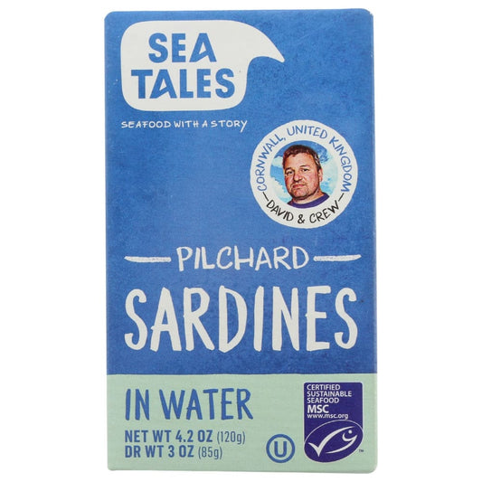SEA TALES: Sardines Msc In Water 4.2 oz (Pack of 5) - Grocery > Pantry > Meat Poultry & Seafood - SEA TALES