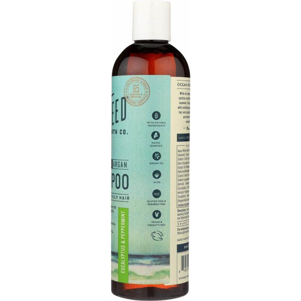 THE SEAWEED BATH CO Sea Weed Bath Company Shampoo Argan Eucalyptus & Peppermint, 12 Oz
