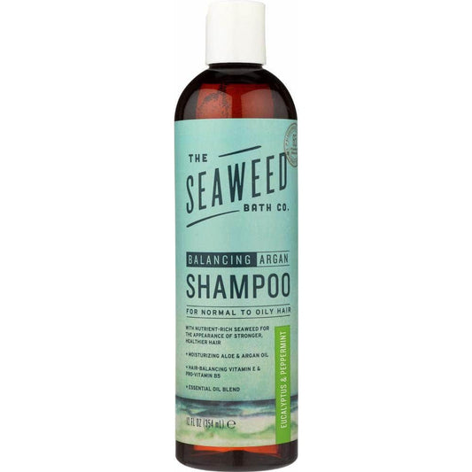 THE SEAWEED BATH CO Sea Weed Bath Company Shampoo Argan Eucalyptus & Peppermint, 12 Oz
