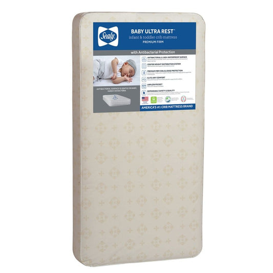 Sealy Baby Ultra Rest Innerspring Infant/Toddler Crib Mattress - Crib Mattresses & Pads - Sealy