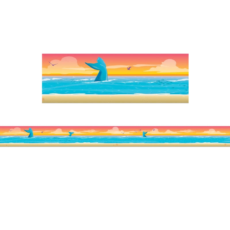 Seas The Day Horizon Deco Trim Extra Wide Die-Cut (Pack of 10) - Border/Trimmer - Eureka