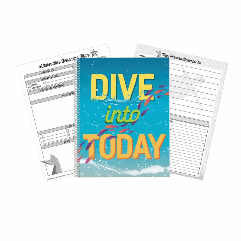 Seas The Day Lesson Plan & Record Books (Pack of 3) - Plan & Record Books - Eureka
