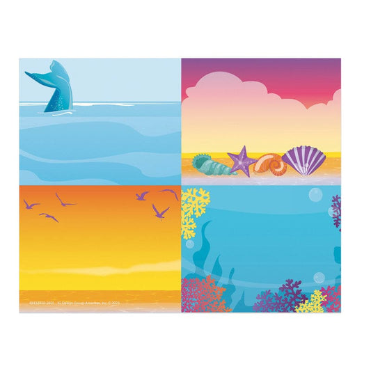 Seas The Day Name Tags (Pack of 10) - Name Tags - Eureka