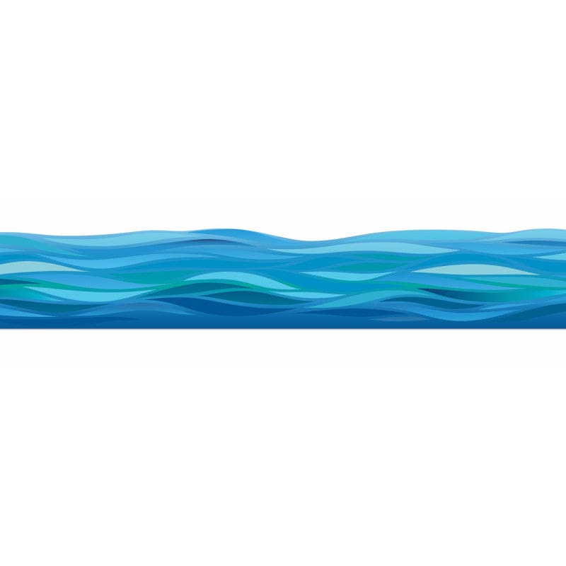 Seas The Day Waves Deco Trim (Pack of 12) - Border/Trimmer - Eureka