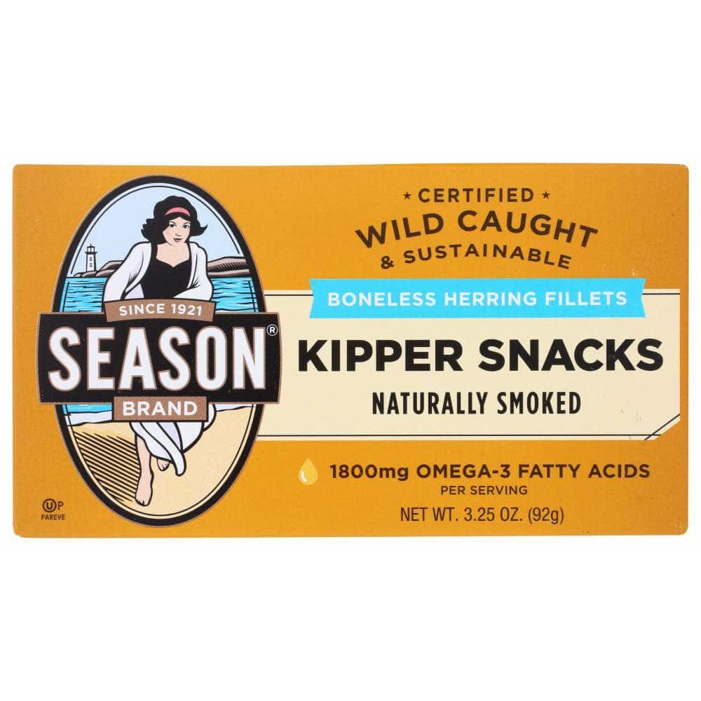 Season Brand Seasons Kipper Snack Fillets of Herring, 3.25 oz