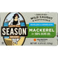 Season Brand Seasons Mackerel Fillets in Olive Oil, 4.375 oz